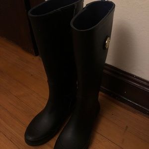 Tommy Hilfiger Black Rainboots